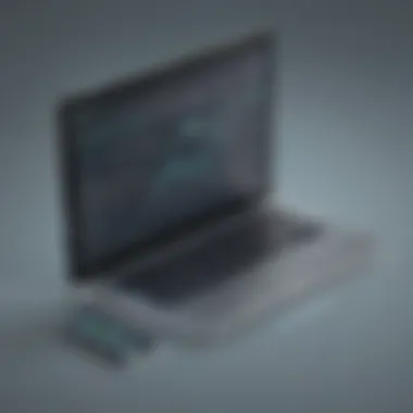 Illustration showcasing successful device retrieval using Find My Phone on computer