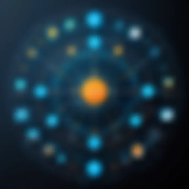 Illustration showcasing the interconnectedness of requirements, design elements, and test cases in software development