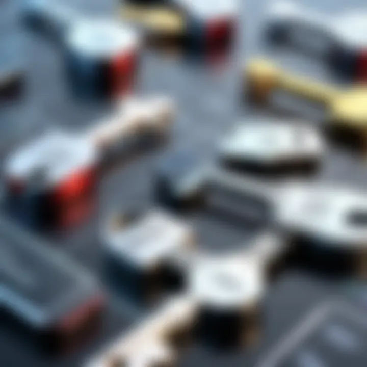 Visual representation of composite keys in databases