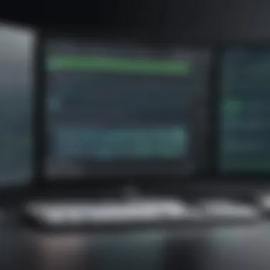 Exploring the Linux Terminal A sleek terminal interface showcasing Linux commands