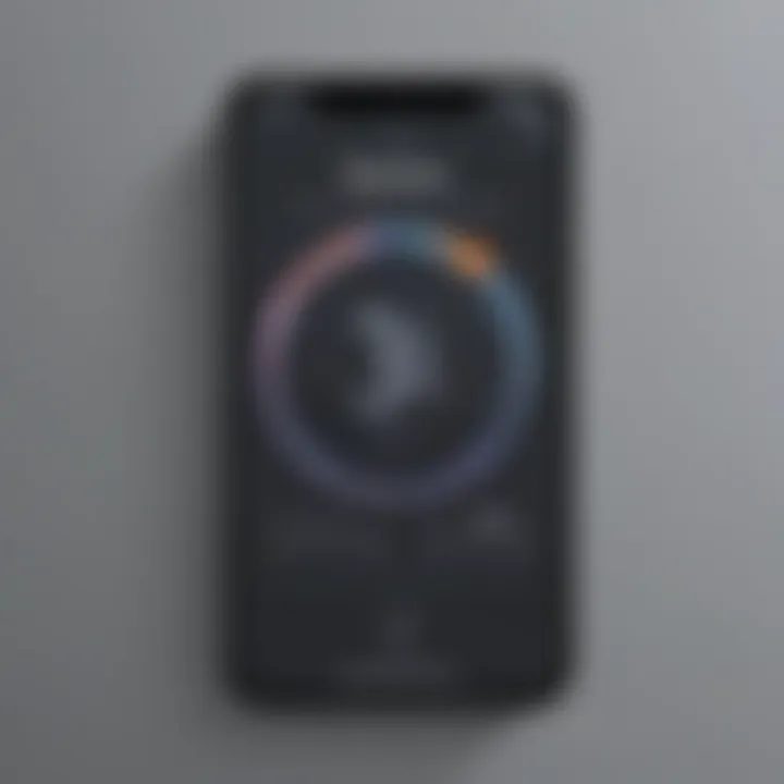 Illustration of iPhone with blocked number icon