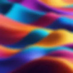 Abstract Waves of Color