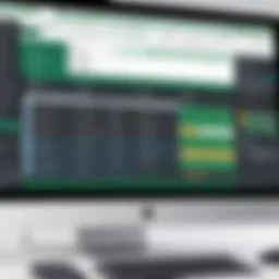 Visual representation of Excel macros interface