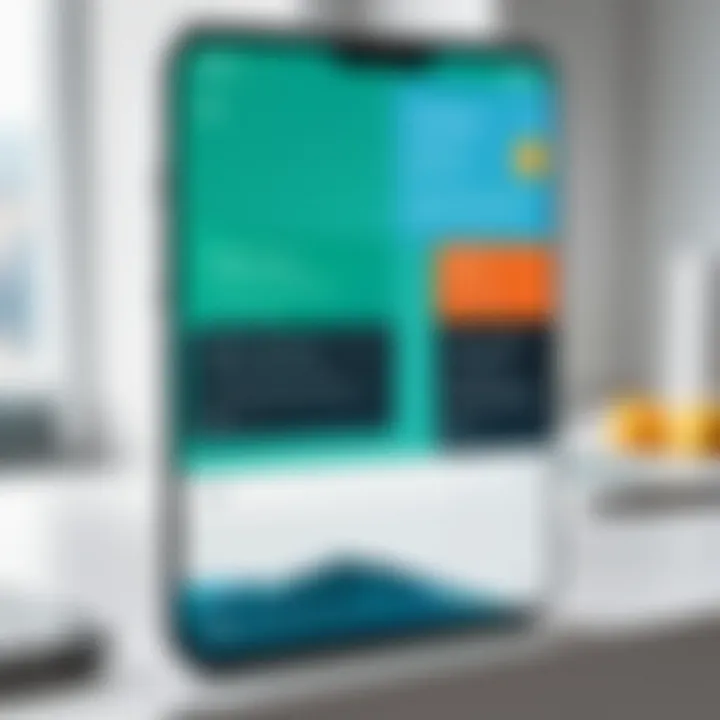 User interface of a popular screen mirroring app