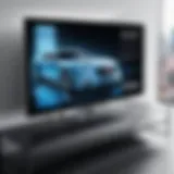 Reflecting phone screen on TV screen