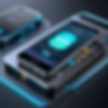Efficient Backup System for Mobile Phones Mobile Phone Backup System Illustration