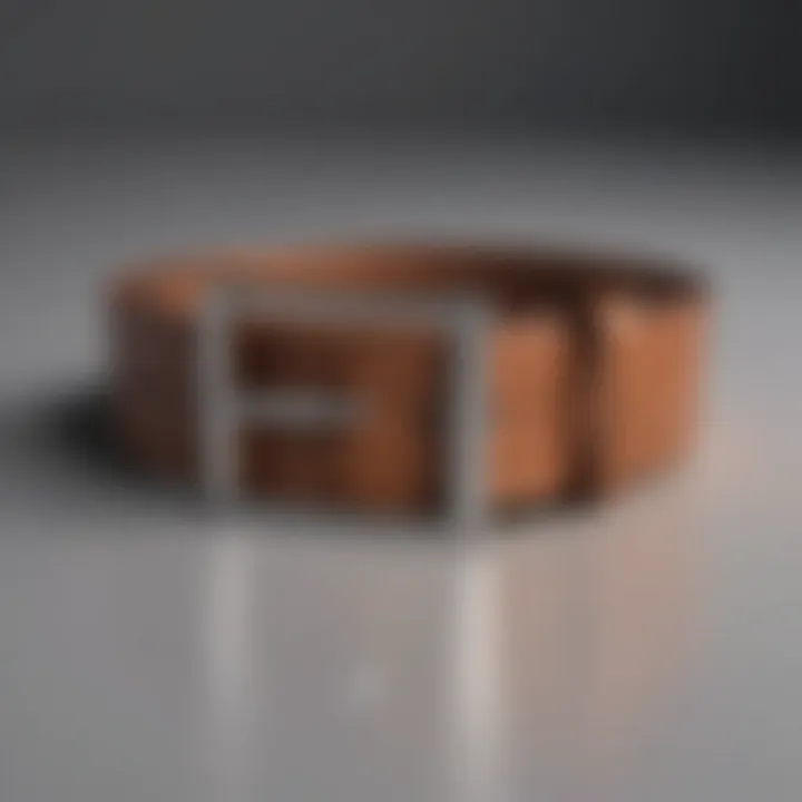 Modern Leather Belt with Sleek Minimalist Design