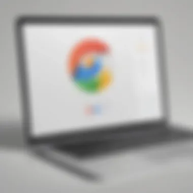 Modern Macbook showcasing Google Chrome Installation Progress