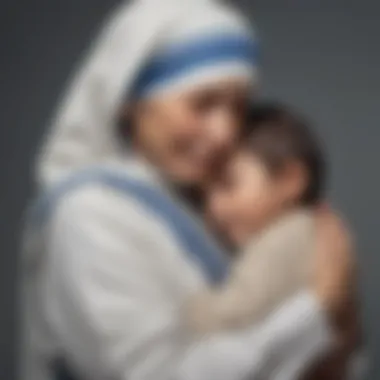 Mother Teresa Embracing a Child