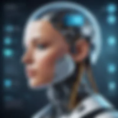 Future Trends in Artificial Intelligence Futuristic depiction of trends and prospects in artificial intelligence