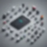Optimized Android phone storage illustration