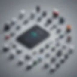 Optimized Android phone storage illustration