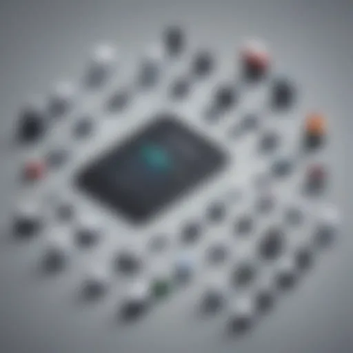 Optimized Android phone storage illustration