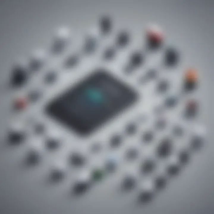 Optimized Android phone storage illustration