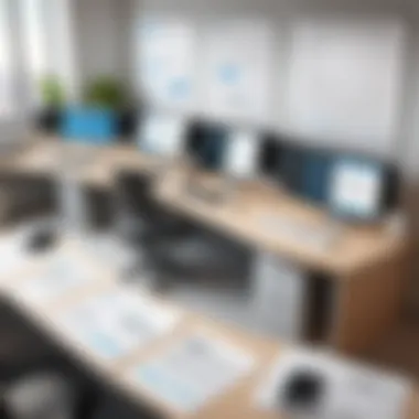 Transitioning to a Paperless Office Paperless office environment illustration