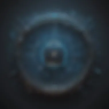 Encryption & Privacy Conceptual Illustration Abstract design symbolizing encryption and privacy in proxy setup