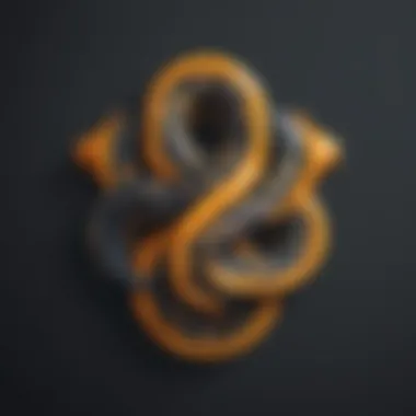 Synergy between Python and AWS Illustration of Python logo intertwined with AWS logo