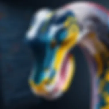 Code snippet showcasing structured programming in Python