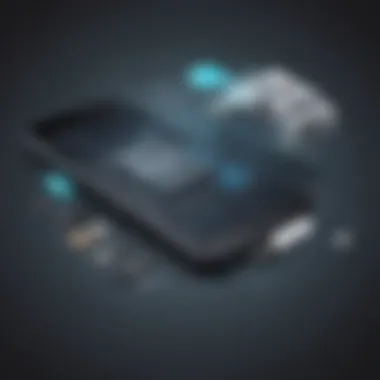 Smartphone Data Recovery Illustration Smartphone Data Recovery Illustration