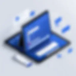 A user navigating through Facebook settings to recover messages