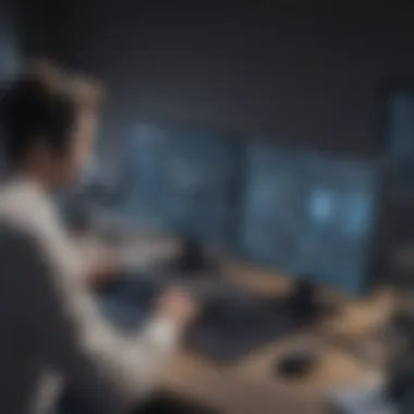 In-depth Tech Evaluation Person researching computer specifications