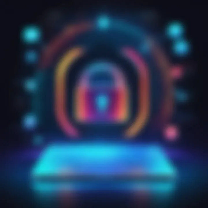Digital security concept