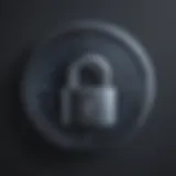 Secure Digital Lock Icon