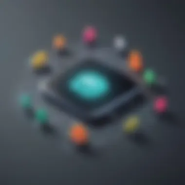 Symbolic representation of secure group texting on Android