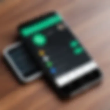 Setting Up Hangouts App for Seamless Experience Illustration of smartphone displaying Hangouts app setup options