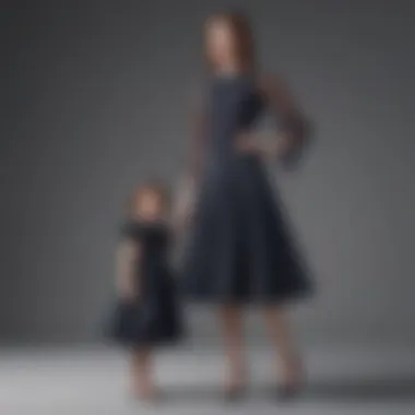 Graceful Silhouettes Graceful silhouettes of Biba mom and daughter dresses