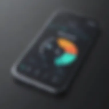 Efficient Recovery Progress Monitoring Smartphone with recovery progress bar on screen