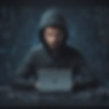 Crafty Social Engineering Tactic Illustration of Social Engineering Cyber Threat