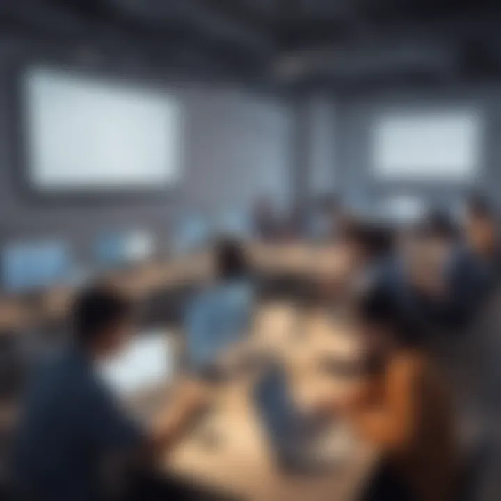 Students engaged in a group study session in Mumbai