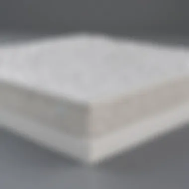 Supportive latex mattress structure