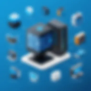 Azure AZ-900 Technological Advancements Tech Innovation Cloud Illustration