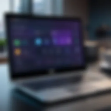 Navigating the Tenda Router Interface Tenda router interface showcased on a laptop screen