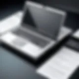 Original prototype of the first laptop showcasing its design features