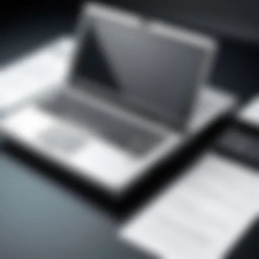 Original prototype of the first laptop showcasing its design features