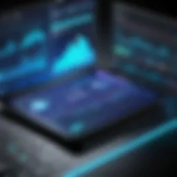 A dynamic representation of financial data analytics with machine learning algorithms.
