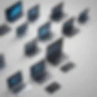 Diverse Selections Laptop lineup showcasing variety
