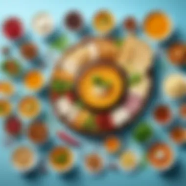 Exquisite Culinary Delights Variety of gourmet food products