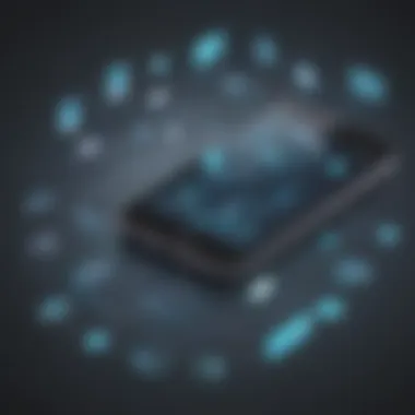 App Migration Process Illustration of messaging app migration process