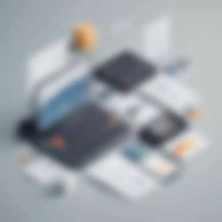 Abstract illustration depicting various types of accounting entities in a creative manner