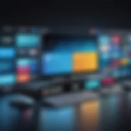 Conceptual illustration of online streaming