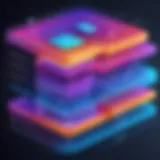 Visual representation of data flow architecture