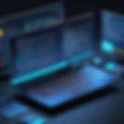 Conceptual illustration of asynchronous programming in JavaScript