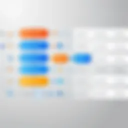 Visual representation of a singly linked list structure