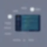 Mobile Emulator Interface Features Detailed interface of a mobile emulator showcasing various features