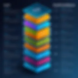Architectural diagram of OLAP database structure