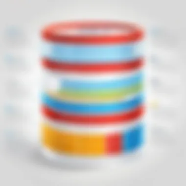 Diagram illustrating SQL Server database structure